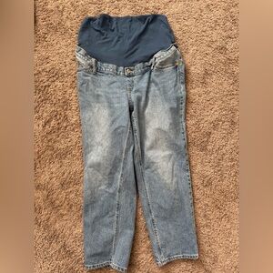 Maternity straight leg jeans